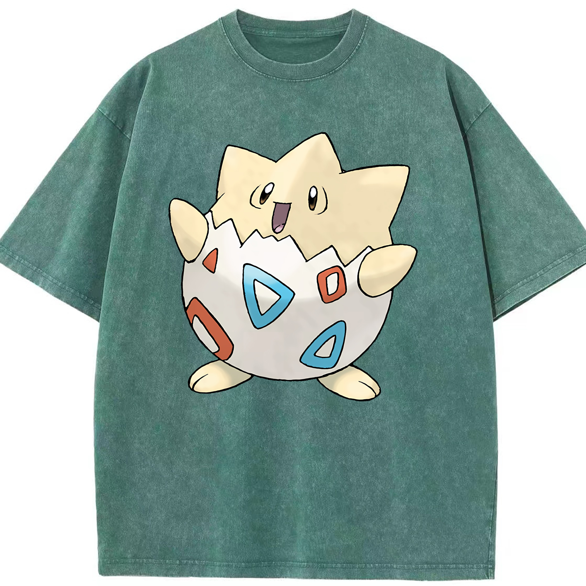 （画像用） ポケットモンスター Pokémon 綿100% ヴィンテージ風 半袖Tシャツ（フロントプリント）